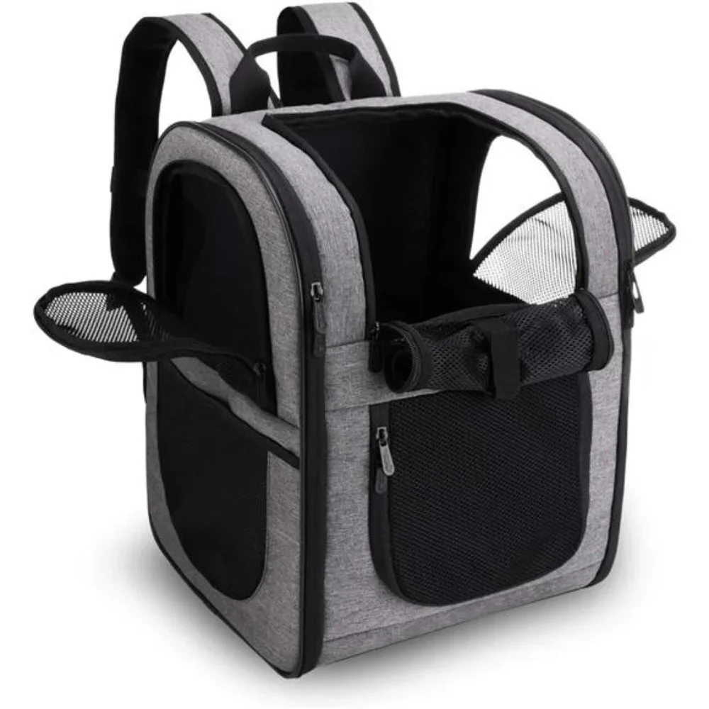 Pet Carrier Backpack for Large/Small Cats and Dogs, Puppies, Safety Features